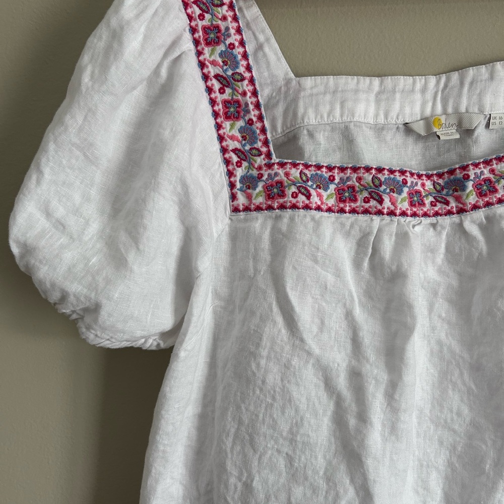 Boden linen peasant top - Picture 2 of 4